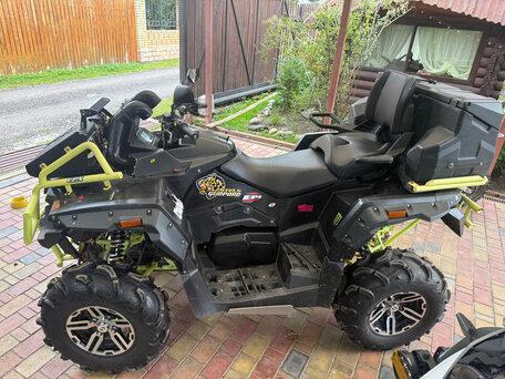 2015 Stels ATV-800 Guepard Trophy, зелёный, 700000 рублей, вид 4