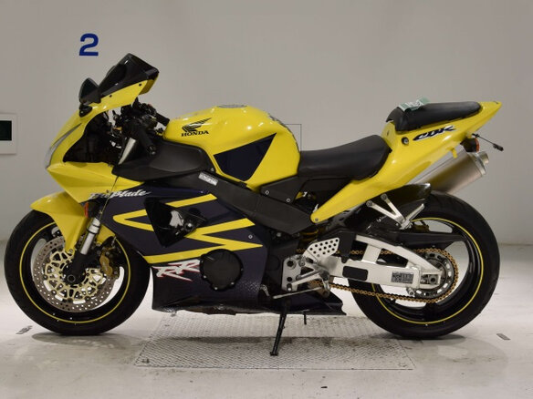 2002 Honda CBR 954RR Fireblade, жёлтый, 560000 рублей - вид 2