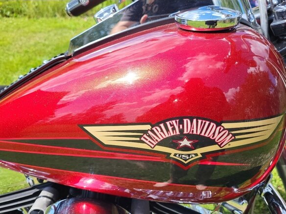 2007 Harley-Davidson Fat Boy, красный, 1500000 рублей - вид 4