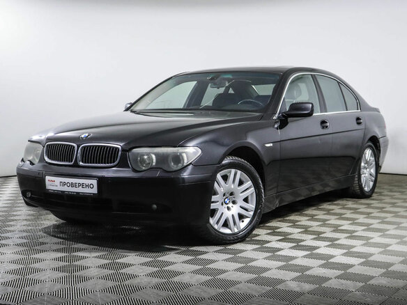 2004 BMW 7 серии 730d IV (E65/E66), чёрный