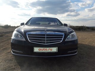 2009 Mercedes-Benz S-Класс 350 V (W221) Рестайлинг, синий, 1400000 рублей, вид 3