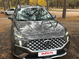 2022 Hyundai Santa Fe IV Рестайлинг, серый, 4500000 рублей, вид 4