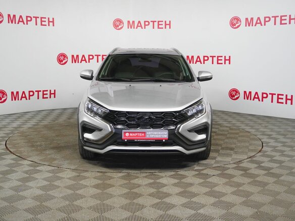 2025 Lada (ВАЗ) Vesta SW Cross I Рестайлинг (NG), серебристый - вид 2