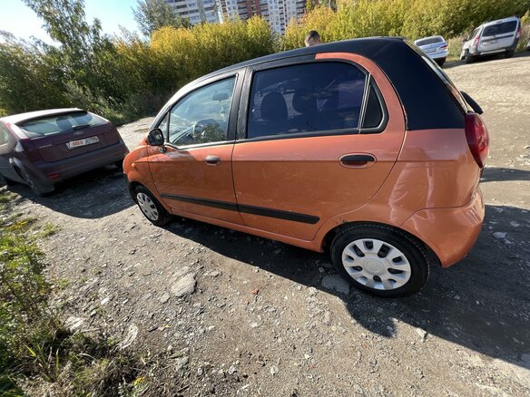 2007 Chevrolet Spark II, оранжевый, 349000 рублей - вид 2