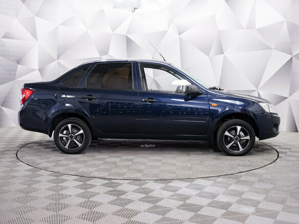 2013 Lada (ВАЗ) Granta I, синий, 420000 рублей - вид 5