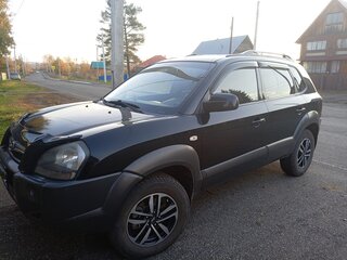2008 Hyundai Tucson I, чёрный, 900000 рублей, вид 4