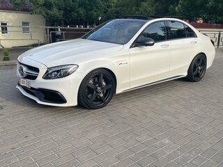 2016 Mercedes-Benz C-Класс AMG 63 AMG IV (W205), белый, 4000000 рублей, вид 2