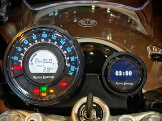 2026 Royal Enfield Super Meteor, синий, 792000 рублей, вид 5