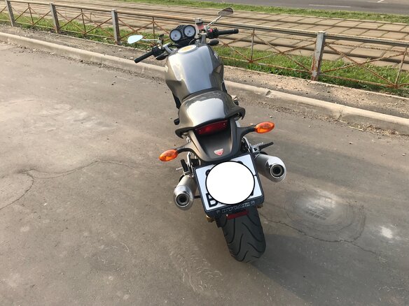 2001 Ducati Monster S4, серый - вид 3