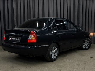 2008 Hyundai Accent ТагАЗ II, чёрный, 369777 рублей, вид 2