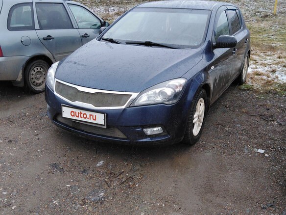 2010 Kia Ceed I Рестайлинг, синий, 560000 рублей - вид 1