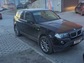 2008 BMW X3 20d I (E83) Рестайлинг, чёрный, 990000 рублей, вид 2