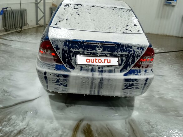2002 Mercedes-Benz C-Класс 180 II (W203), синий, 550000 рублей - вид 8