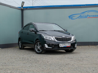 2014 Kia Rio 6-speed III, чёрный, 777000 рублей, вид 5
