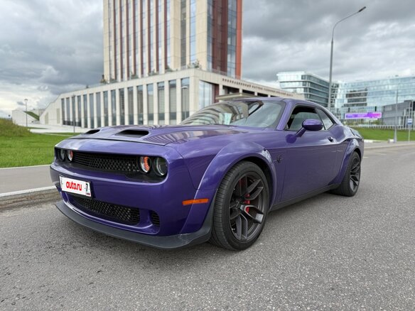 2019 Dodge Challenger SRT Hellcat Widebody III Рестайлинг 2, фиолетовый, 9000000 рублей