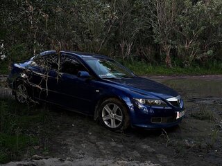 2006 Mazda 6 I (GG) Рестайлинг, синий, 600000 рублей, вид 5
