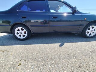 2006 Hyundai Accent ТагАЗ II, чёрный, 370000 рублей, вид 5