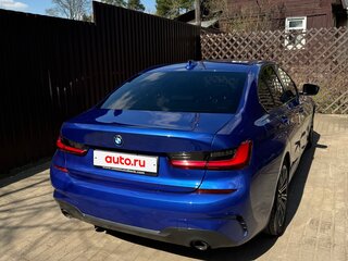 2019 BMW 3 серии 320d VII (G2x), синий, 3800000 рублей, вид 4