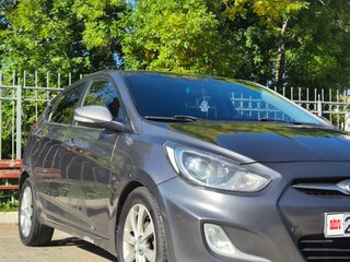 2011 Hyundai Solaris I, чёрный, 510000 рублей, вид 3