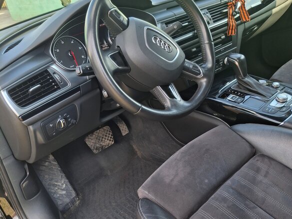 2015 Audi A6 IV (C7) Рестайлинг, чёрный, 3000000 рублей - вид 15