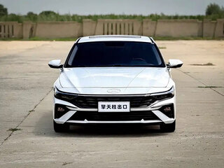 2023 Hyundai Elantra N Line VII (CN7) Рестайлинг, белый, 1510000 рублей, вид 2
