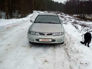 1995 Mitsubishi Carisma I, серебристый, 180000 рублей, вид 3