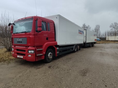 2007 MAN TGA, красный, 4000000 рублей, вид 1