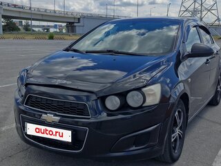 2012 Chevrolet Aveo II, чёрный, 610000 рублей, вид 1