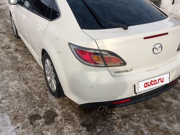 2010 Mazda 6 II (GH) Рестайлинг, белый, 1150000 рублей - вид 6