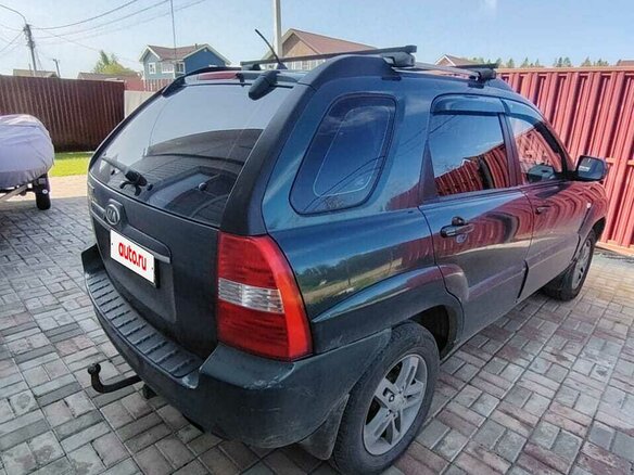 2008 Kia Sportage II, зелёный, 850000 рублей - вид 4