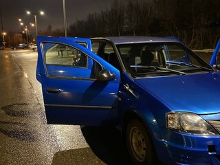 2007 Renault Logan I, синий, 335000 рублей, вид 1
