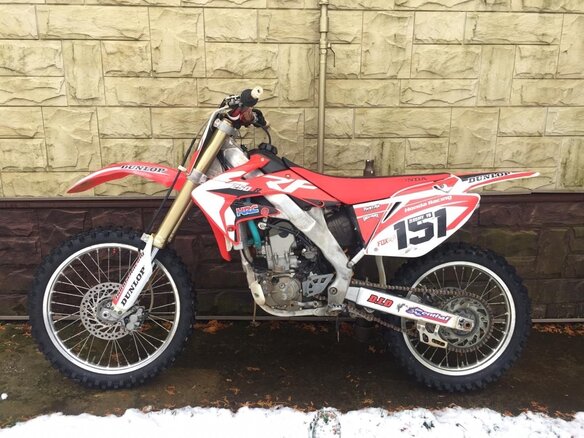 2007 Honda CRF 250R, красный