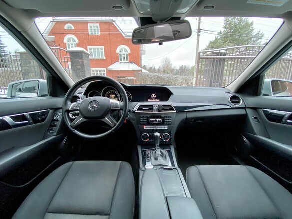 2011 Mercedes-Benz C-Класс 180 BlueEFFICIENCY III (W204) Рестайлинг, серебристый - вид 12