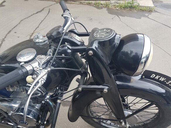 1942 DKW NZ 350, чёрный - вид 6