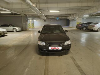 2008 Hyundai Accent ТагАЗ II, чёрный, 690000 рублей, вид 1