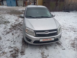 2016 Lada (ВАЗ) Granta I, серебристый, 650000 рублей, вид 4