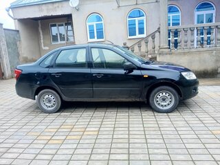 2014 Lada (ВАЗ) Granta I, чёрный, 400000 рублей, вид 3