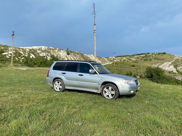 2005 Subaru Forester II Рестайлинг, серебристый - вид 9
