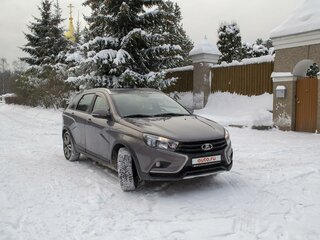 2018 Lada (ВАЗ) Vesta SW Cross I, серый, 1150000 рублей, вид 4