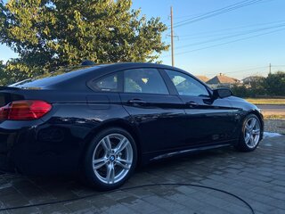 2015 BMW 4 серии Gran Coupe 420i F32/F33/F36, синий, 2600000 рублей, вид 3