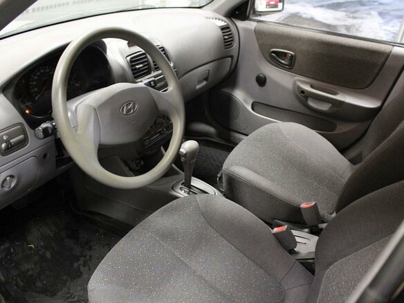 2005 Hyundai Accent ТагАЗ II, чёрный - вид 7