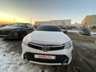 2016 Toyota Camry VII (XV50) Рестайлинг, белый, 2000000 рублей, вид 1