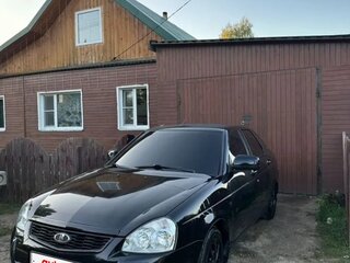 2014 Lada (ВАЗ) Priora I Рестайлинг, чёрный, 880000 рублей, вид 2