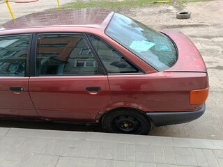 1991 Audi 80 IV (B3), пурпурный, 80000 рублей, вид 5