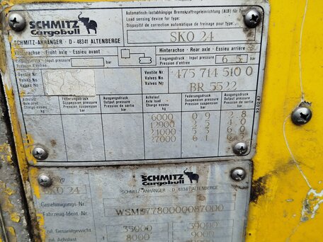 1997 Schmitz Cargobull SW 24, жёлтый, 550000 рублей, вид 2