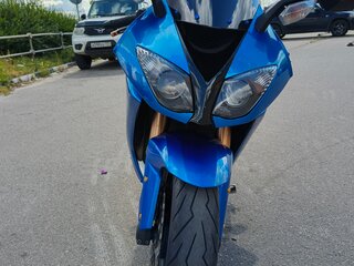 2010 Kawasaki ZX-10R Ninja, синий, 750000 рублей, вид 2