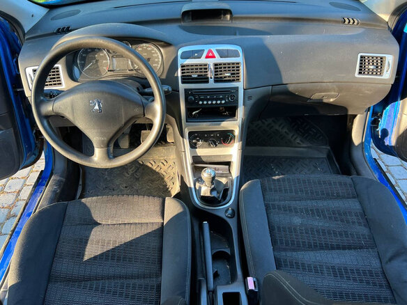 2007 Peugeot 307 I Рестайлинг, синий, 300000 рублей - вид 15
