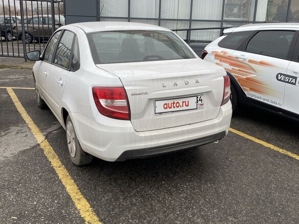2023 Lada (ВАЗ) Granta I Рестайлинг, белый, 990000 рублей - вид 5