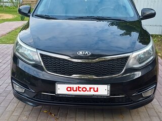 2016 Kia Rio III Рестайлинг, чёрный, 1050000 рублей, вид 2