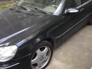 1999 Mercedes-Benz S-Класс 500 Long IV (W220), чёрный, 550000 рублей, вид 2